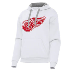 Detroit Red Wings - Antigua Women's Victory Pullover Hoodie White