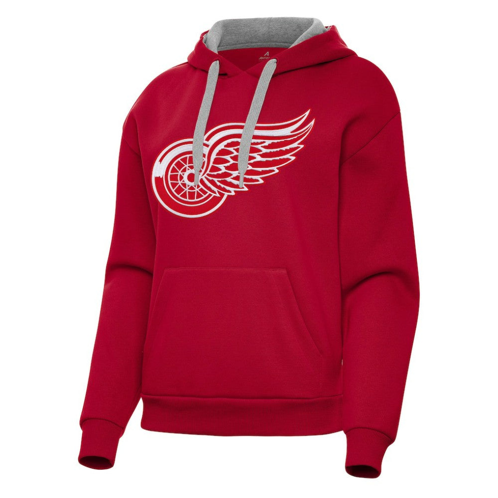 Detroit Red Wings - Antigua Women's Victory Pullover Hoodie Red