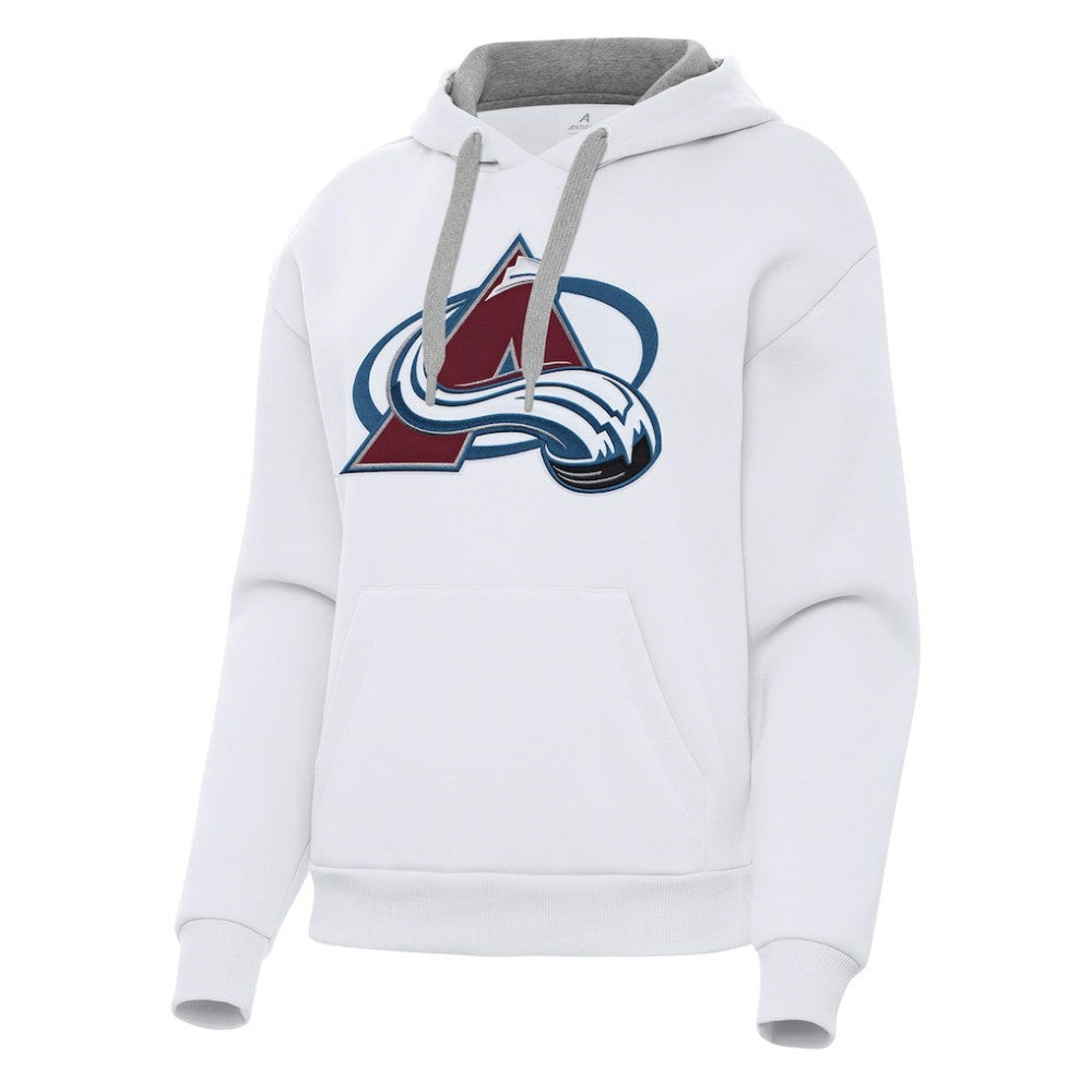 Colorado Avalanche - Antigua Women's Victory Pullover Hoodie White