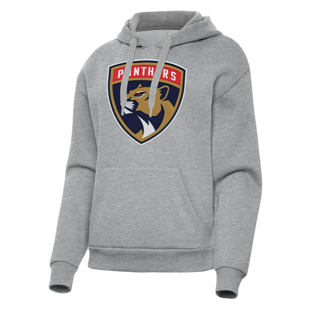 Florida Panthers - Antigua Women's Victory Pullover Hoodie Heather Gray