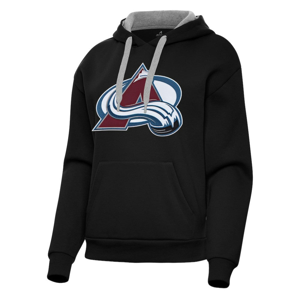 Colorado Avalanche - Antigua Women's Victory Pullover Hoodie Black