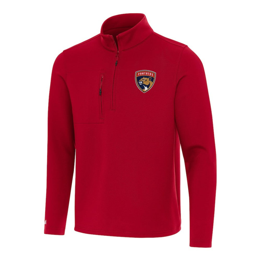 Florida Panthers - Antigua Insider Quarter-Zip Top Red