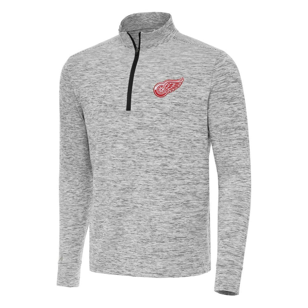 Detroit Red Wings - Antigua Cause Quarter-Zip Top Black