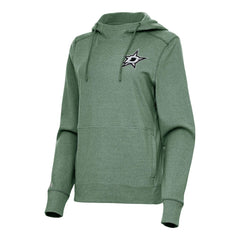 Dallas Stars - Antigua Women's Justice Pullover Hoodie Hunter Green