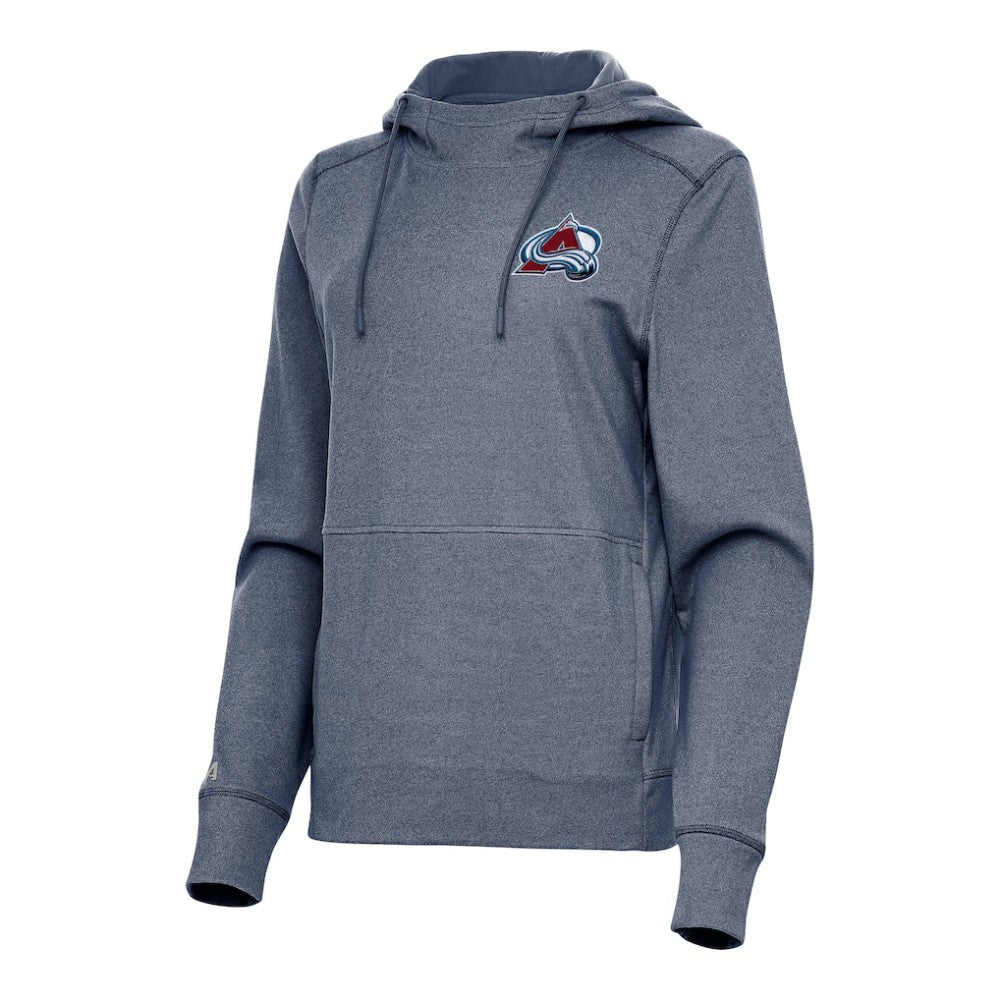 Colorado Avalanche - Antigua Women's Justice Pullover Hoodie Heather Navy