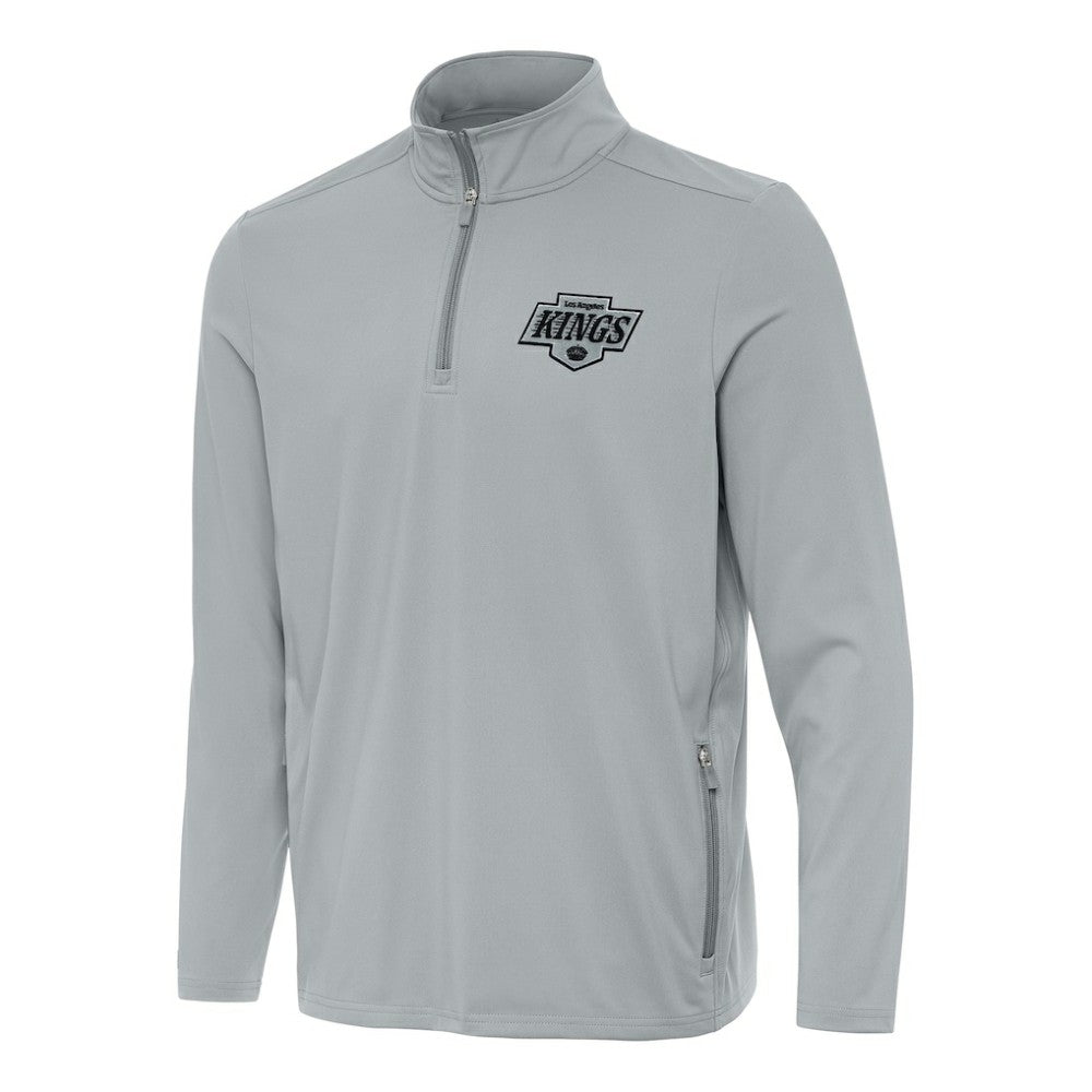Los Angeles Kings - Antigua Perilous Quarter-Zip Sweatshirt Gray