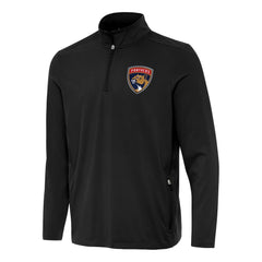Florida Panthers - Antigua Perilous Quarter-Zip Sweatshirt Black