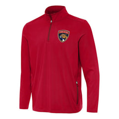 Florida Panthers - Antigua Perilous Quarter-Zip Sweatshirt Red