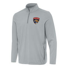 Florida Panthers - Antigua Perilous Quarter-Zip Sweatshirt Gray