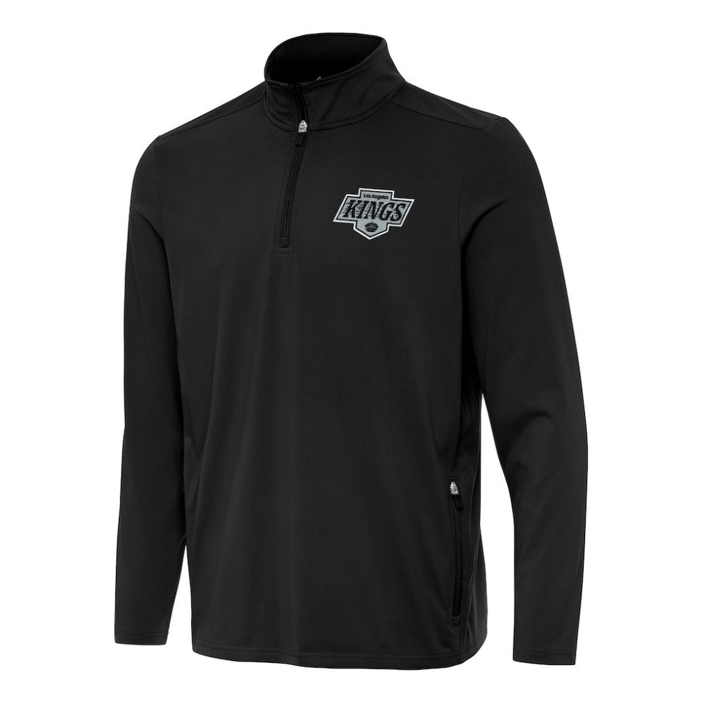 Los Angeles Kings - Antigua Perilous Quarter-Zip Sweatshirt Black