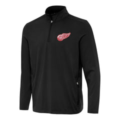 Detroit Red Wings - Antigua Perilous Quarter-Zip Sweatshirt Black