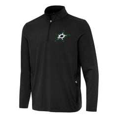 Dallas Stars - Antigua Perilous Quarter-Zip Sweatshirt Black