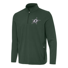 Dallas Stars - Antigua Perilous Quarter-Zip Sweatshirt Hunter Green