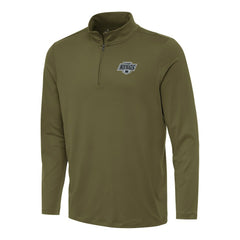 Los Angeles Kings - Antigua Reprocess Quarter-Zip Top Olive