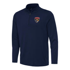 Florida Panthers - Antigua Reprocess Quarter-Zip Top Navy