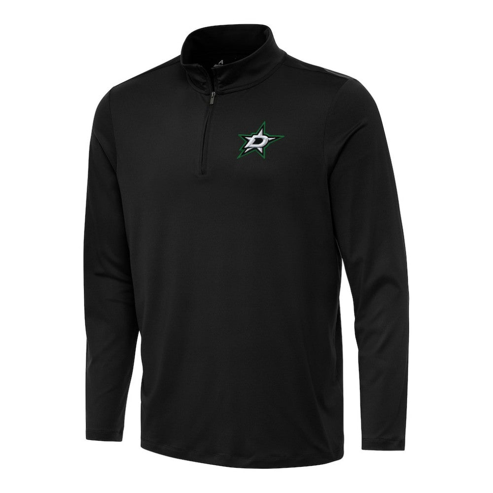 Dallas Stars - Antigua Reprocess Quarter-Zip Top Black