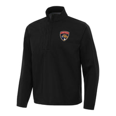 Florida Panthers - Antigua Brisk Quarter-Zip Windbreaker Black