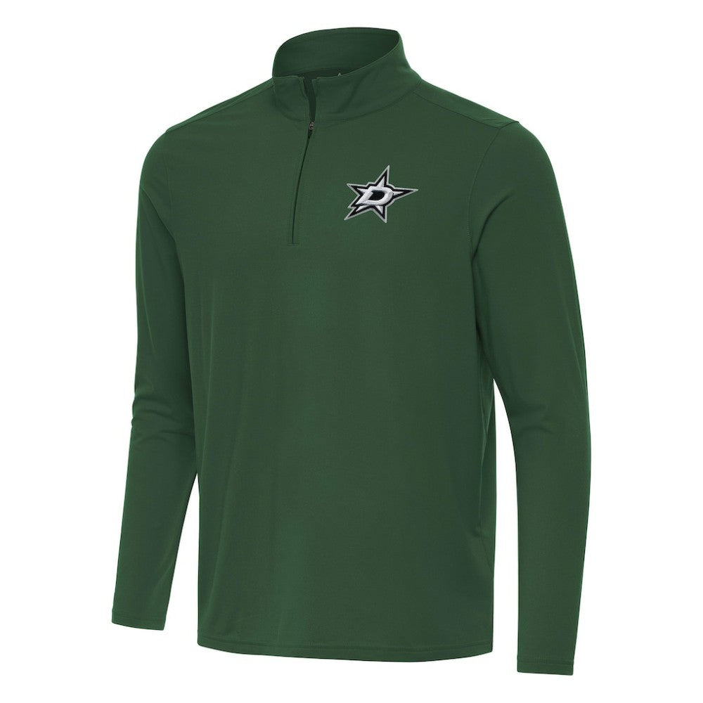 Dallas Stars - Antigua Intent Quarter-Zip Top Hunter Green