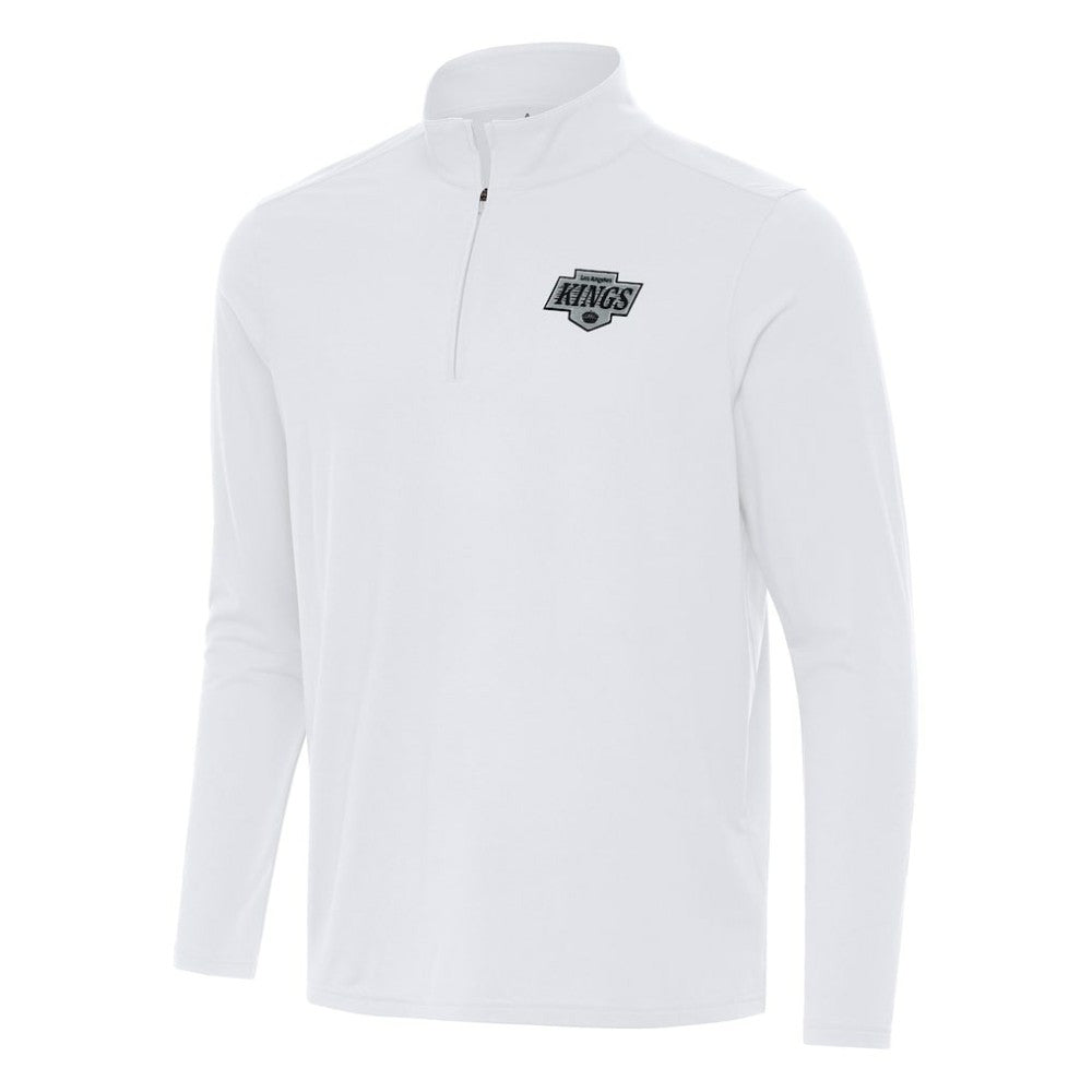 Los Angeles Kings - Antigua Intent Quarter-Zip Top White
