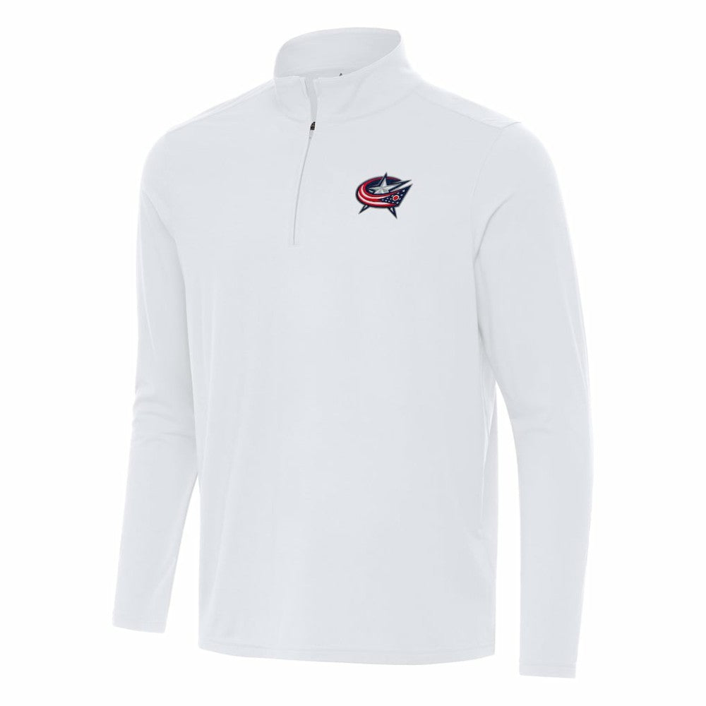Columbus Blue Jackets - Antigua Intent Quarter-Zip Top White