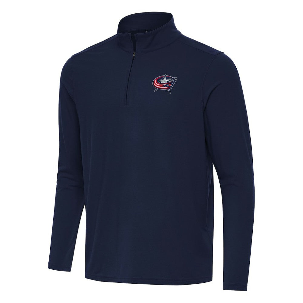 Columbus Blue Jackets - Antigua Intent Quarter-Zip Top Navy