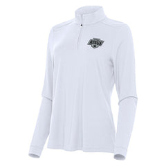 Los Angeles Kings - Antigua Women's Intent Quarter-Zip Top White