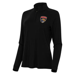 Florida Panthers - Antigua Women's Intent Quarter-Zip Top Black