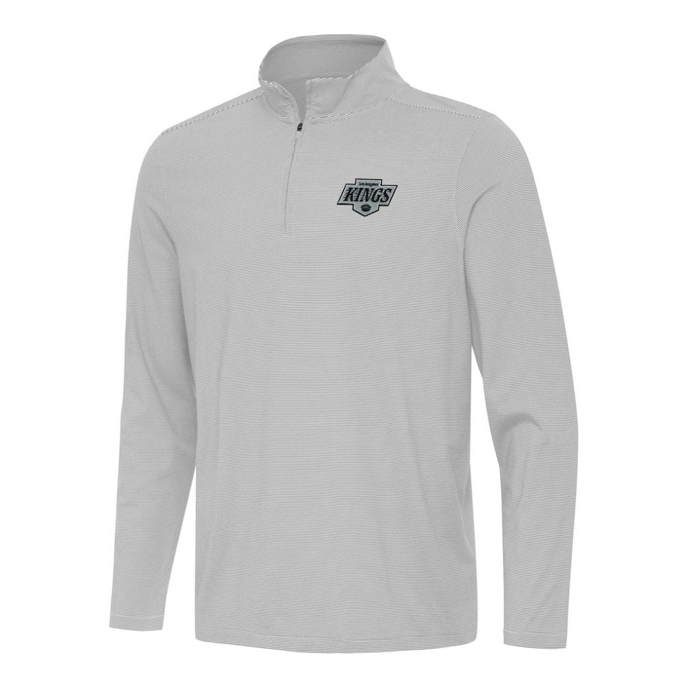 Los Angeles Kings - Antigua Twine Quarter-Zip Top Gray