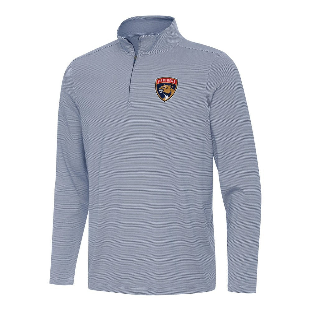 Florida Panthers - Antigua Twine Quarter-Zip Top Navy