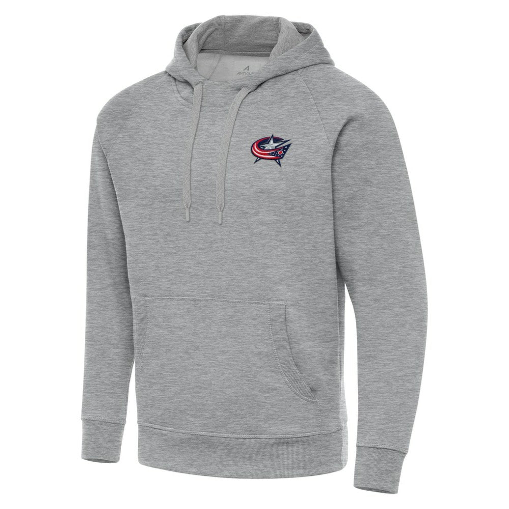 Columbus Blue Jackets - Antigua Big & Tall Victory Pullover Hoodie Heather Gray