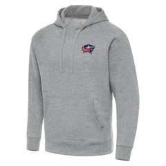 Columbus Blue Jackets - Antigua Big & Tall Victory Pullover Hoodie Heather Gray