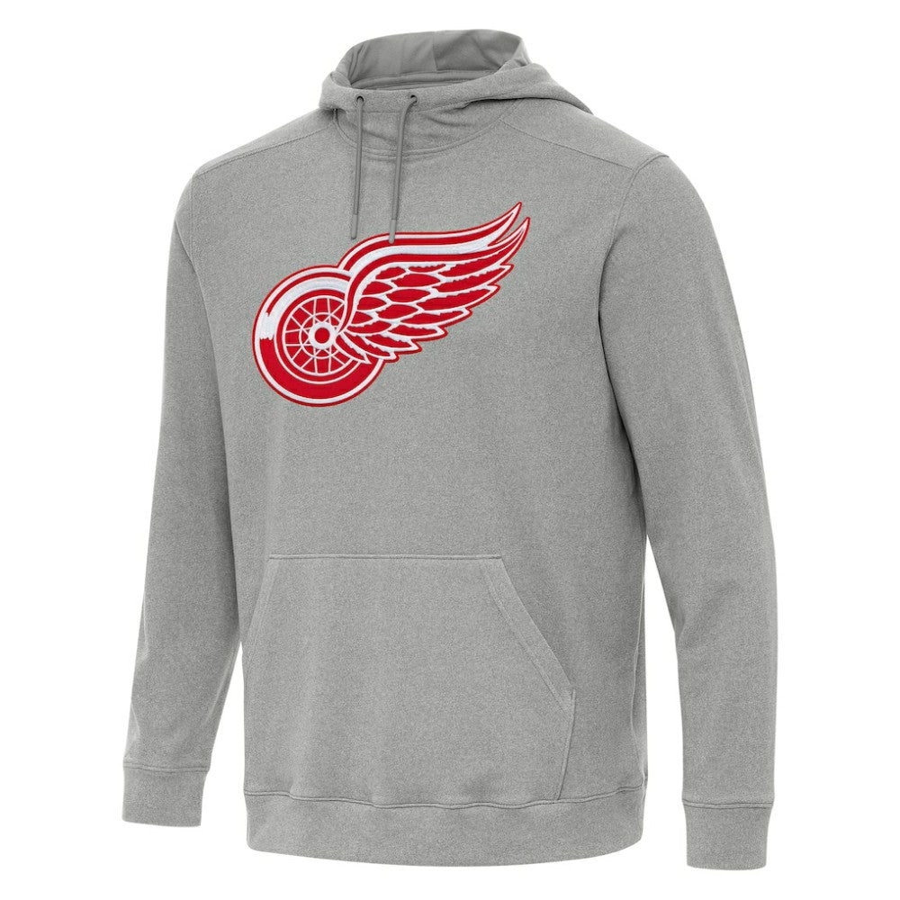 Detroit Red Wings - Antigua Cloud Pullover Hoodie Heather Gray