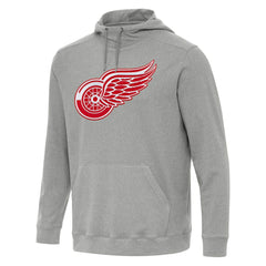Detroit Red Wings - Antigua Cloud Pullover Hoodie Heather Gray