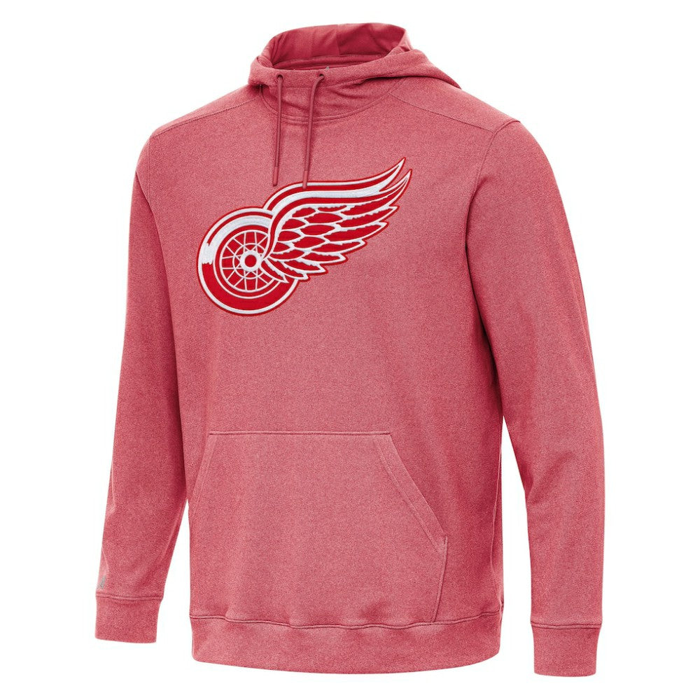 Detroit Red Wings - Antigua Cloud Pullover Hoodie Heather Red