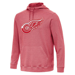 Detroit Red Wings - Antigua Cloud Pullover Hoodie Heather Red