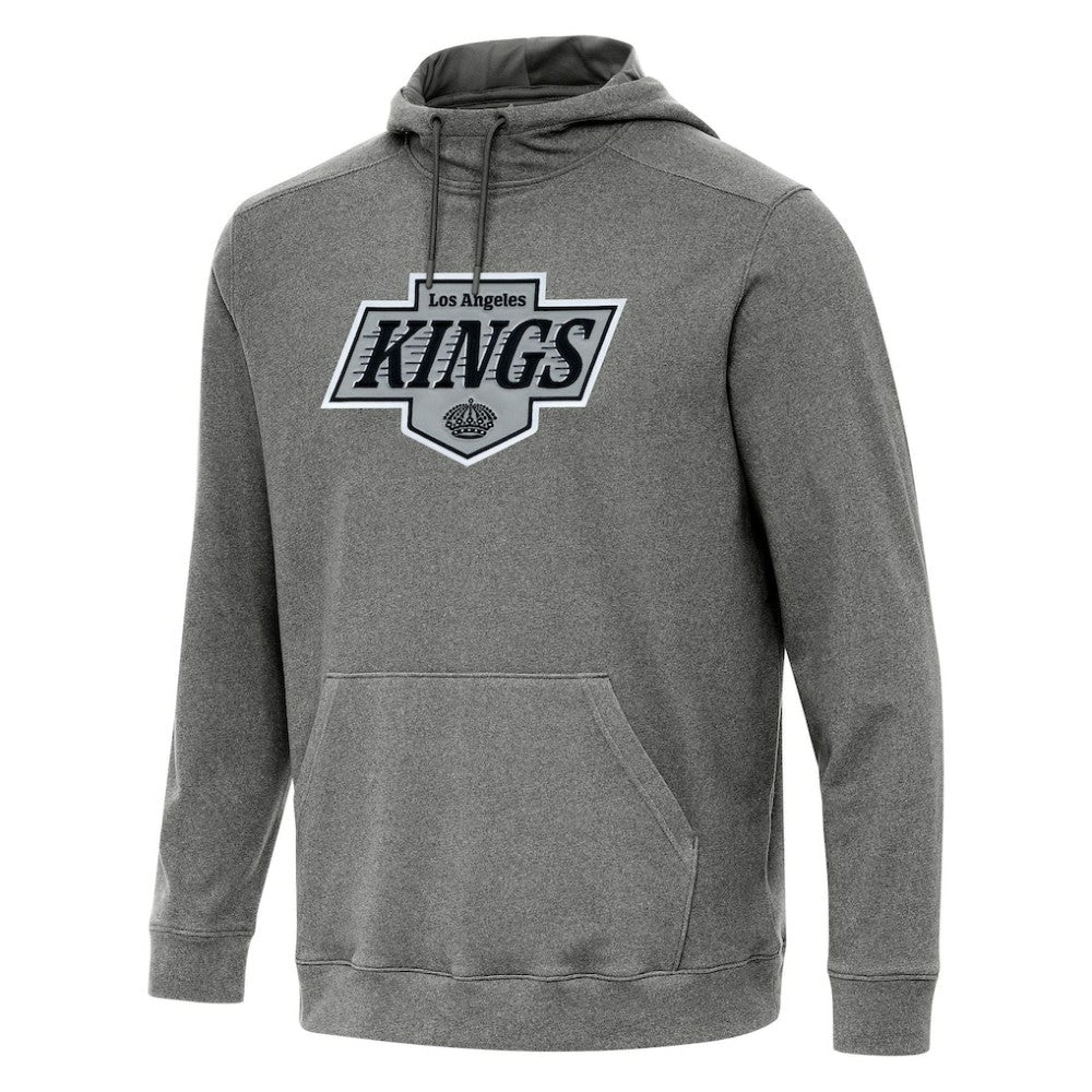 Los Angeles Kings - Antigua Cloud Pullover Hoodie Heather Black