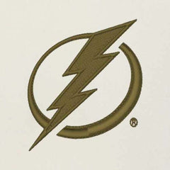 Tampa Bay Lightning - Antigua Intrepid Sand Raglan Long Sleeve Hoodie T-Shirt Cream/Olive