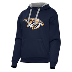 Nashville Predators - Antigua Women's Victory Pullover Hoodie Navy