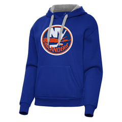 New York Islanders - Antigua Women's Victory Pullover Hoodie Royal