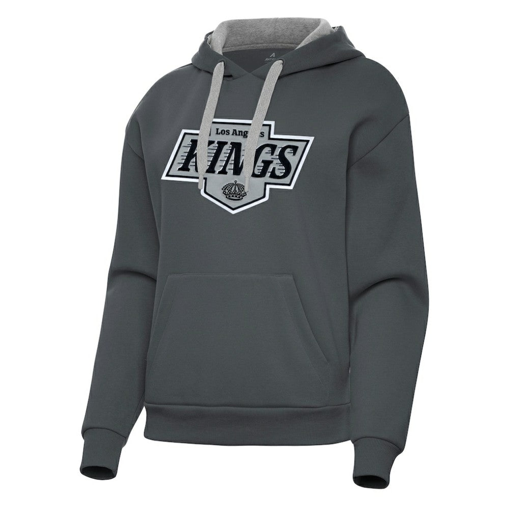 Los Angeles Kings - Antigua Women's Victory Pullover Hoodie Charcoal
