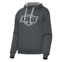 Los Angeles Kings - Antigua Women's Victory Pullover Hoodie Charcoal