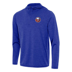 New York Islanders - Antigua Tidy Quarter-Zip Hoodie Heather Royal