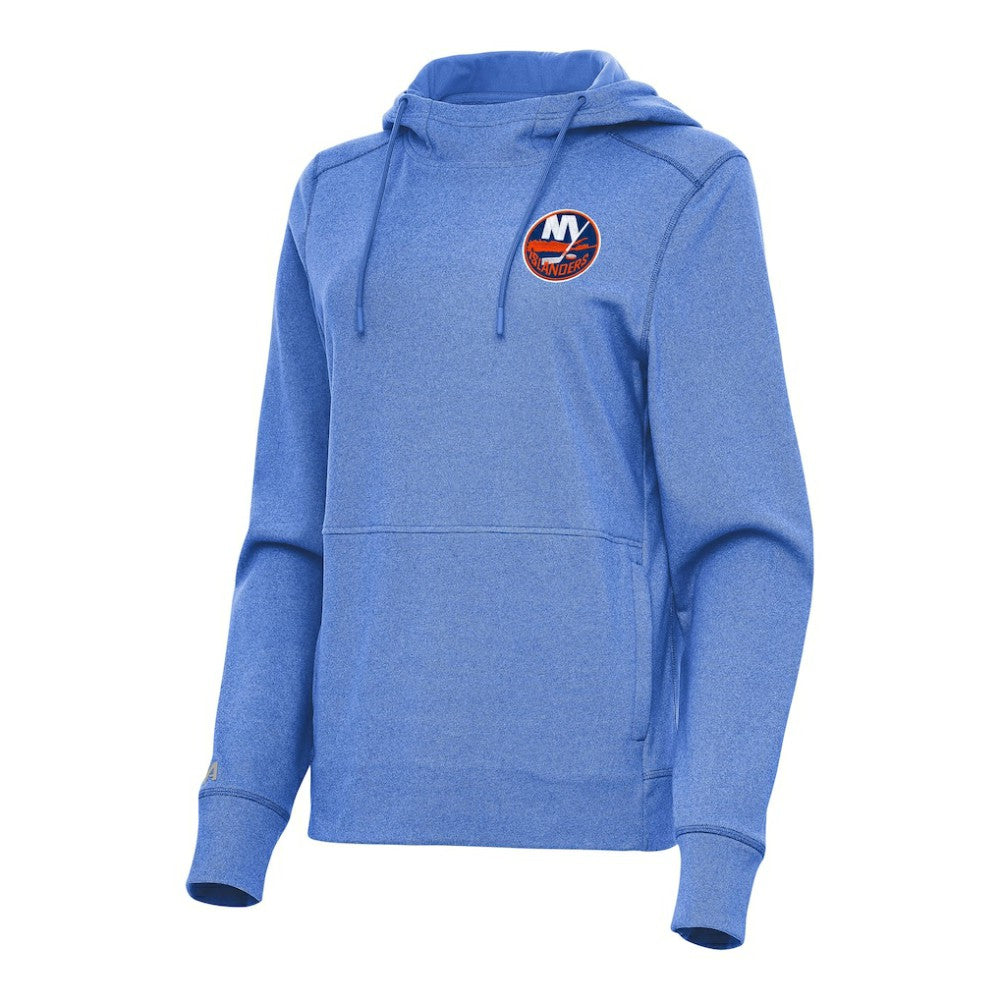 New York Islanders - Antigua Women's Justice Pullover Hoodie Heather Royal