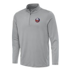 New York Islanders - Antigua Reprocess Quarter-Zip Top Gray