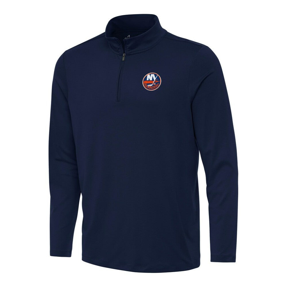 New York Islanders - Antigua Reprocess Quarter-Zip Top Navy