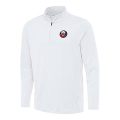 New York Islanders - Antigua Reprocess Quarter-Zip Top White