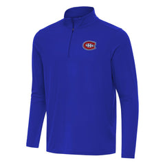 Montreal Canadiens - Antigua Intent Quarter-Zip Top Royal