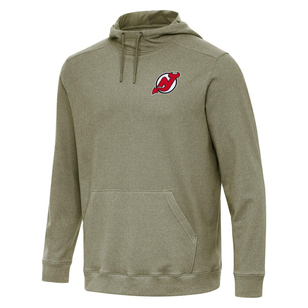 New Jersey Devils - Antigua Cloud Pullover Hoodie Olive