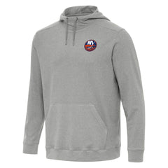 New York Islanders - Antigua Cloud Pullover Hoodie Heather Gray