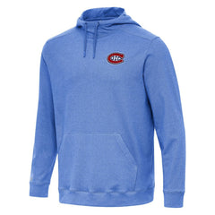 Montreal Canadiens - Antigua Cloud Pullover Hoodie Heather Royal
